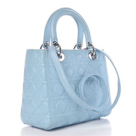 light blue dior bag
